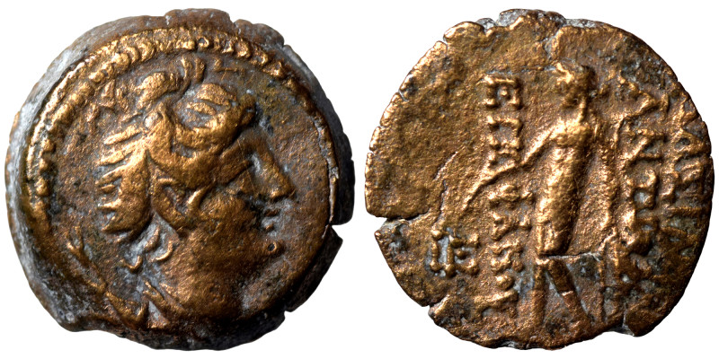 SELEUKID KINGS of SYRIA. Antiochos VIII Epiphanes (Grypos). 121/0-97/6 BC. Ae (b...