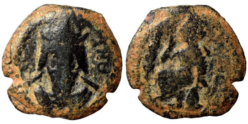 KINGS of PARTHIA. Vologases III, 105-147. Ae (bronze, 3.97 g, 19 mm), Seleukeia ...