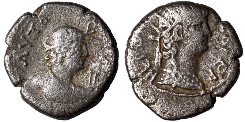 EGYPT, Alexandria. Nero, 54-68. Tetradrachm (billon, 12.43 g, 26 mm). Radiate bu...