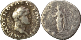 Otho, 69. Denarius (silver, 2.82 g, 18 mm), Rome. IMP M OTHO CAESAR AVG TR P Bare head of Otho to right. Rev. SECVRITAS [P R] Securitas standing front...