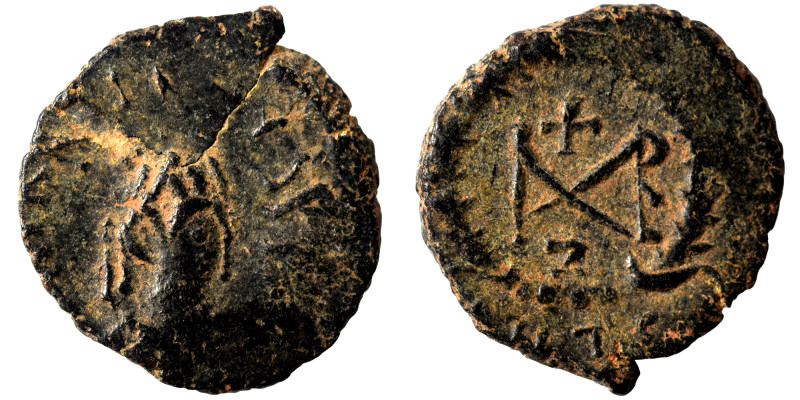 Marcian, 450-457. Nummus (bronze, 0.92 g, 12 mm), Antioch. D N MARCIANVS P F AV ...