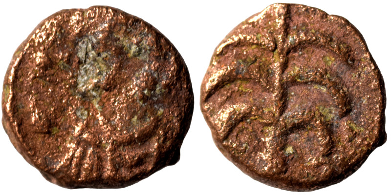 VANDALS. Pseudo-Imperial coinage. Circa 5/6th century AD. Nummus (bronze, 0.78 g...