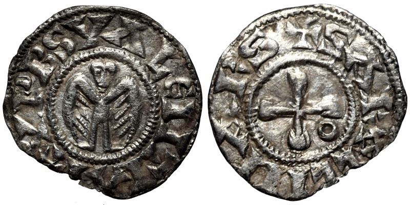 FRANCE. Provence. Valence. Anonymous Bishops, 12th century. Denier (silver, 0.83...