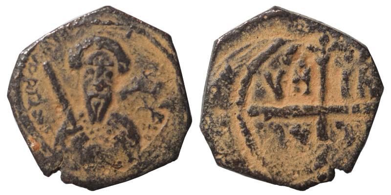 CRUSADERS. Principality of Antioch. Tancred, regent, 1101-1112. Follis (bronze, ...