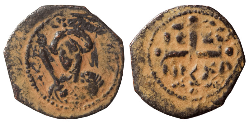 CRUSADERS. Principality of Antioch. Tancred, regent, 1101-1112. Follis (bronze, ...