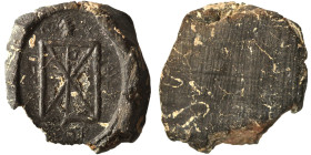 Greek-Roman. Circa 1st-3rd centuries AD. Terracotta token. 3.35 g, 24 mm.
