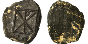 Greek-Roman. Circa 1st-3rd centuries AD. Terracotta token. 1.00 g, 15 mm.