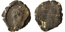 Greek-Roman. Circa 1st-3rd centuries AD. Terracotta token. 1.94 g, 19 mm.