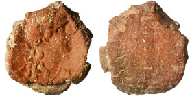 Greek-Roman. Circa 1st-3rd centuries AD. Terracotta token. 3.22 g, 20 mm.