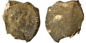Greek-Roman. Circa 1st-3rd centuries AD. Terracotta token. 2.46 g, 20 mm.