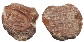 Greek-Roman. Circa 1st-3rd centuries AD. Terracotta token. 0.42 g, 11 mm.