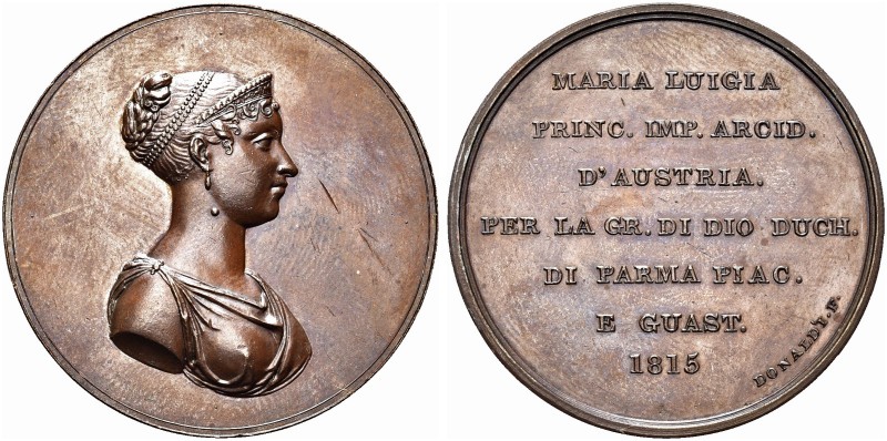 PARMA. Maria Luigia d'Austria, 1814-1847. Medaglia 1816 opus Donaldi. gr. 38,57 ...