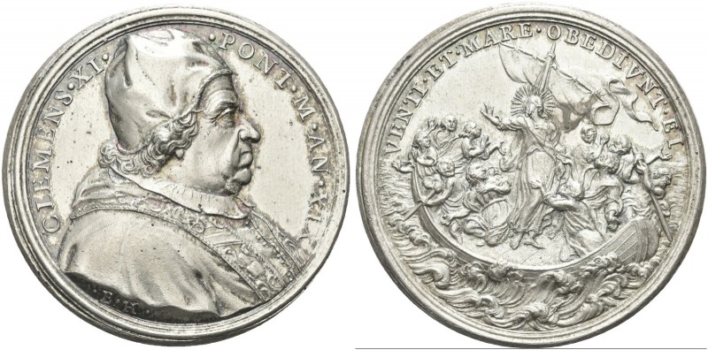 ROMA. Clemente XI (Gian Francesco Albani), 1700-1721. Medaglia 1718 a. XIX opus ...