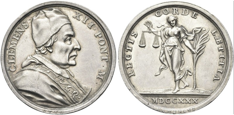 ROMA. Clemente XII (Lorenzo Corsini), 1730-1740. Medaglia 1730 a. I opus Ottone ...