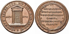 ROMA. Benedetto XIV (Prospero Lorenzo Lambertini), 1740-1758. Medaglia 1750 opus anonimo. Æ gr. 31,75 mm 45 Dr. SEDENTE BENEDICTO XIV PONT MAX ANNO XI...