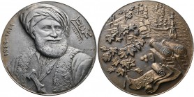 EGITTO. Mehmet Ali Pasha (Muhammad Ali Pasha al-Mas’ud ibn Agha), 1767-1849. Medaglia 1949 opus H. Dropsy. Zinco gr. 540,39 mm 116,6 Dr. Legenda e dat...
