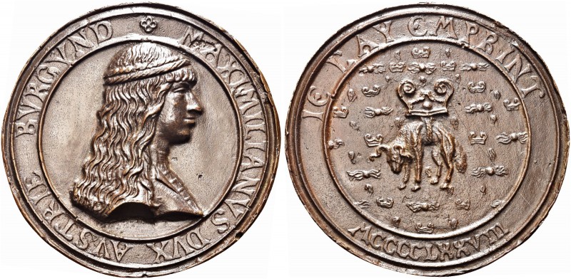 SACRO ROMANO IMPERO. Massimiliano I d’Austria, 1493-1519, duca di Borgogna, 1486...