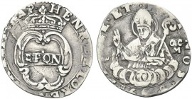 NAPOLI. Repubblica Napoletana. Enrico di Lorena, 1647-1648. Da 15 Grana 1648. Ag gr. 3,97 Dr. HENR DE LOREN [DVX REIP NEAP]. Stemma coronato. Rv. [S I...