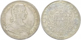NAPOLI. Ferdinando IV (I) di Borbone, 1759-1816. Piastra da 120 Grana 1766. Ag gr. 25,01 Dr. FERDINAND IV D G - SICILIAR ET HIER REX. Busto giovanile,...