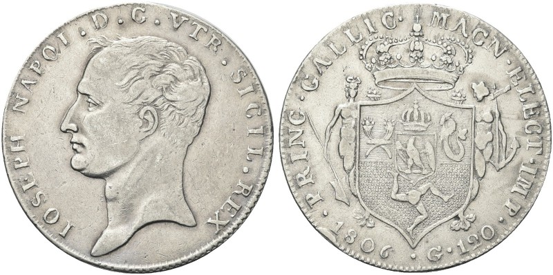 Divenne Re Di Napoli Nel 1808 biddr - Numismatica Ranieri, Auction 13, lot 475. NAPOLI. Giuseppe