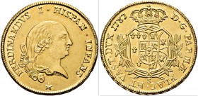 PARMA. Ferdinando I di Borbone, Duca di Parma Piacenza e Guastalla, 1765-1802. Da Quattro Doppie 1787 D G. Au gr. 28,42 Dr. FERDINANDVS I HISPAN INFAN...