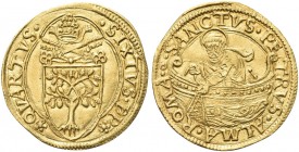 ROMA. Fiorino di camera. Au gr. 3,41 Come precedente. CNI 26; Munt. 10; B. 448; Fried. 23.
q. SPL