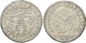 ROMA. Sede Vacante (Cam. Card. Paluzzi-Altieri), 1676. Piastra 1676. Ag gr. 31,65 Dr. SEDE VACAN - TE MDCLXXVI. Stemma del Card. Cam. Altieri sormonta...