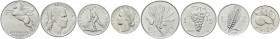ROMA. Repubblica Italiana, dal 1946. Serie 1949 composta da 4 valori: 10 Lire, 5 Lire, 2 Lire e Lira. Italma. Gig. 232, 280, 327 e 364.
FDC a eccezio...