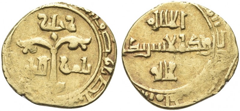 SICILIA. Ruggero II Conte, 1105-1130. Tarì. Au gr. 1,24 Dr. T fiorito, piede del...