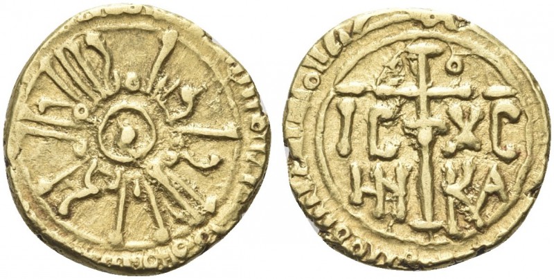 SICILIA. Guglielmo I, Re di Sicilia, 1154-1166. Tarì. Au gr. 1,39 Dr. Globetto e...