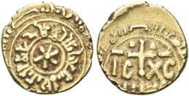 SICILIA. Guglielmo II, Re di Sicilia, 1166-1189. Multiplo di Tarì. Au gr. 2,25 Dr. Stella a sei raggi entro cerchio lineare; intorno, legenda cufica. ...
