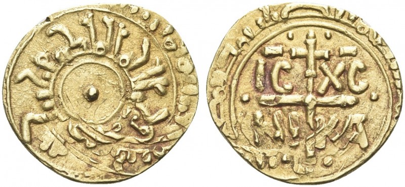 SICILIA. Tancredi, Re di Sicilia, 1189-1194. Tarì. Au gr. 0,84 Dr. Globetto entr...
