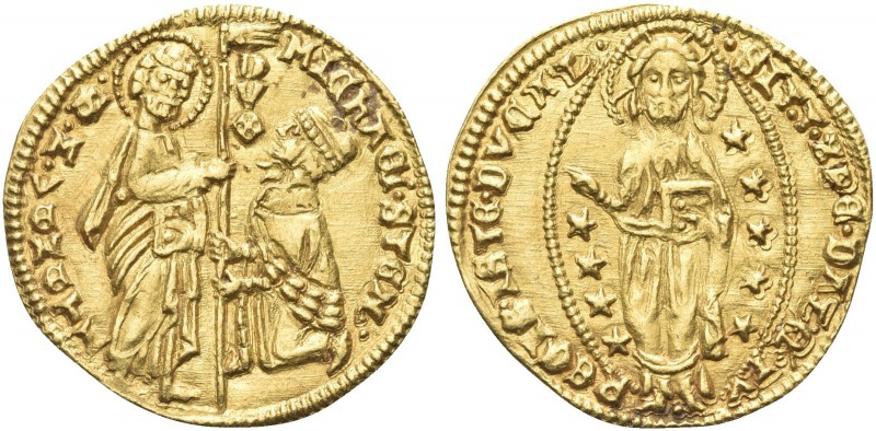 VENEZIA. Michele Steno Doge LXIII, 1400-1413. Ducato. Au gr. 3,56 Dr. MIChAEL ST...