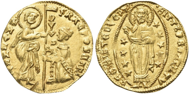 VENEZIA. Francesco Foscari Doge LXV, 1423-1457. Ducato. Au gr. 3,54 Dr. FRACFOSC...