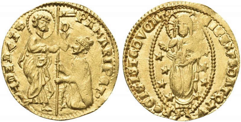 VENEZIA. Pasquale Malipiero Doge LXVI, 1457-1462. Ducato. Au gr. 3,52 Dr. PA MAR...