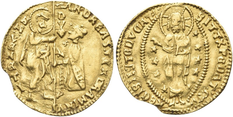 VENEZIA. Andrea Vendramin Doge LXXI, 1476-1478. Ducato. Au gr. 3,53 Dr. ANDREAS ...