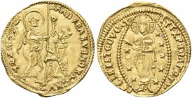 VENEZIA. Andrea Vendramin Doge LXXI, 1476-1478. Ducato. Au gr. 3,55 Dr. ANDREAS VENDRAMINVS - S M VENETI. San Marco stante verso s., porge il vessillo...