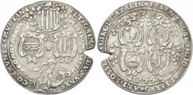 VENEZIA. Pietro Grimani Doge CXV, 1741-1752. Osella di Murano anno 1744. Ag gr. 8,96 Dr. PET GRIMANI D V MVNVS COMMVNIT MVRIANI, nel giro interno, GIA...