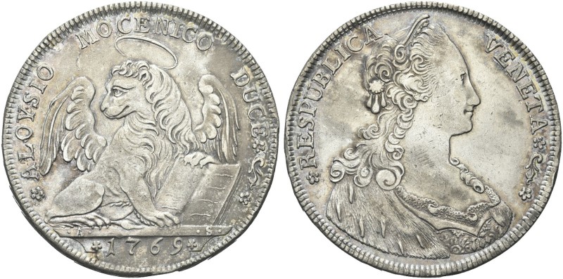 VENEZIA. Alvise IV Mocenigo Doge CXVIII, 1763-1778. Tallero per il Levante di nu...
