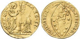 VENEZIA. Francesco II d’Asburgo Lorena imperatore di Germania e duca di Venezia, 1797-1805. Zecchino di primo tipo. Au gr. 3,45 Dr. VENET DVX - FRANC ...