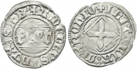 SAVOIA ANTICHI. Amedeo VIII Duca, 1416-1440. Quarto di Grosso II Tipo, Chambery (?). Mi gr. 1,25 Dr. AMEDEVS DVX SAB’. FERT (in gotico) tra 4 rette pa...