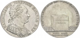 GERMANIA. Bavaria. Massimiliano Giuseppe I, 1806-1825. Tallero 1818. Ag gr. 27,81 Dr. Busto laureato a d., con corazza e paludamentum. Rv. Struttura c...