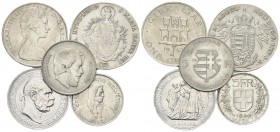 LOTTI. Lotto di n. 36 monete di cui 28 in argento. Si segnalano: Tallero 1779 e 1786, 5 Korone 1907.
Da esaminare. Da BB a SPL