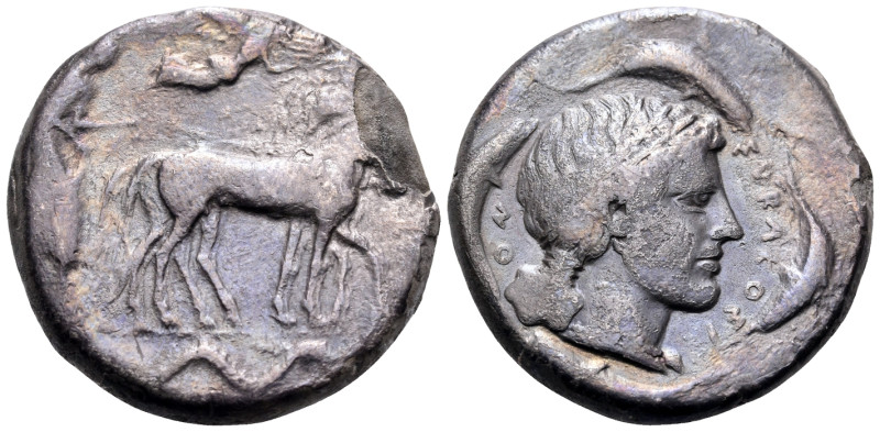 SICILY. Syracuse. Second Democracy, 466-405 BC. Tetradrachm (Subaeratus, 25 mm, ...