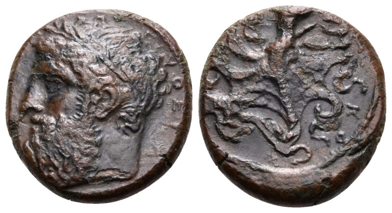 SICILY. Syracuse. Timoleon and the Third Democracy, 344-317 BC. Hemilitron (Bron...