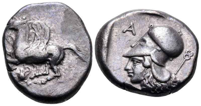 EPEIROS. Ambrakia. Circa 456-426 BC. Stater (Silver, 19 mm, 8.13 g, 9 h). A Pega...