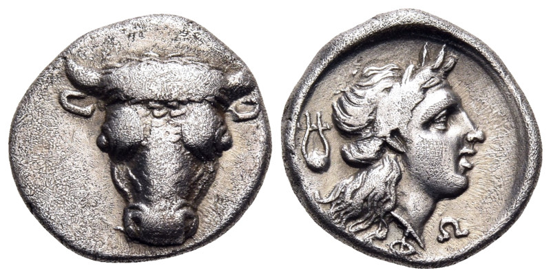 PHOKIS, Federal Coinage. Circa 352-351 BC. Triobol (Silver, 14 mm, 2.80 g, 12 h)...