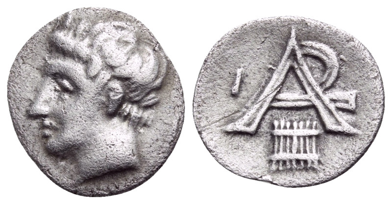 ARKADIA, Arkadian League. Megalopolis. Circa 330-275 BC. Obol (Silver, 13 mm, 0....