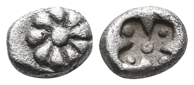 IONIA. Uncertain, Erythrai?. Circa 530-480 BC. Tetartemorion (Silver, 5 mm, 0.14...