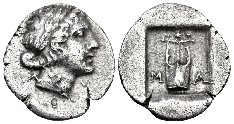 LYCIA, Lycian League. Masikytes. Circa 48-42 BC. Hemidrachm (Silver, 16 mm, 1.54...